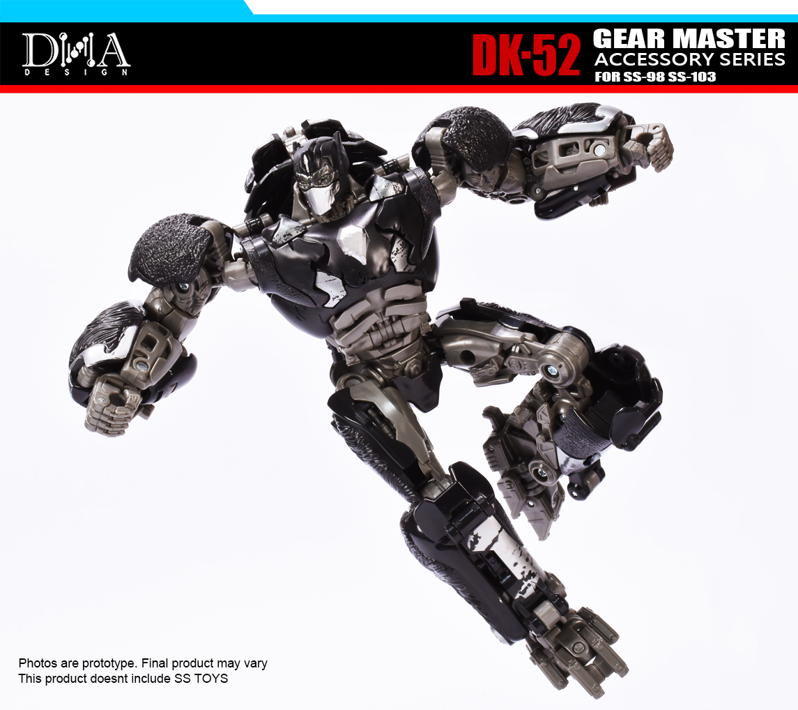 DNA Design DK-52 Kit Adds SS-106 Optimus Primal Head Sculpture